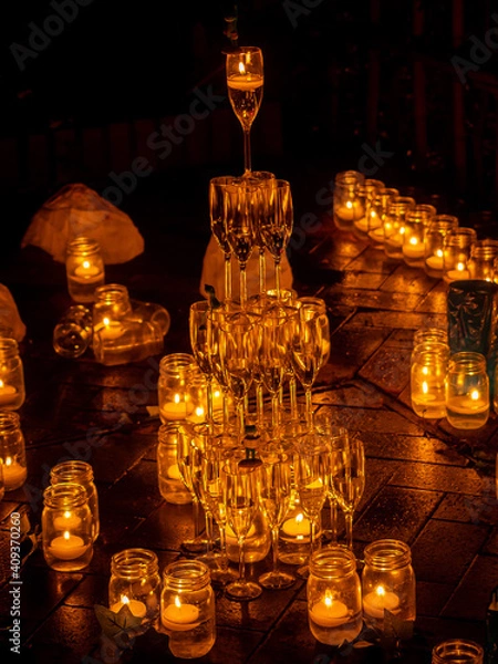 Obraz 街中キャンドル