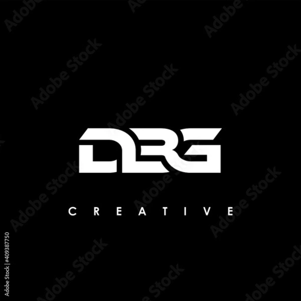 Obraz DBG Letter Initial Logo Design Template Vector Illustration
