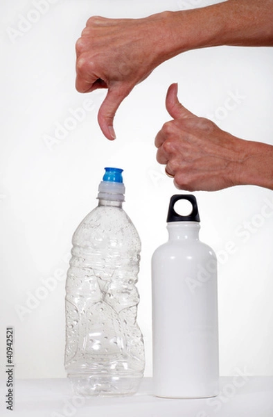 Obraz Water bottles