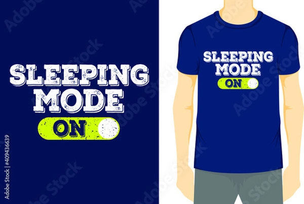Obraz Sleeping T-shirt design 