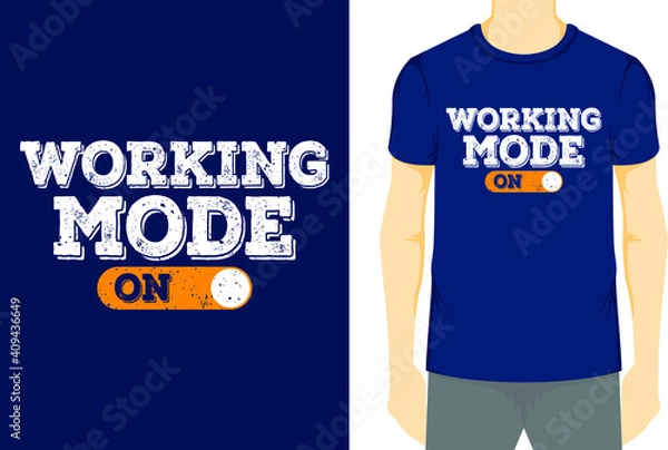 Obraz Working T-shirt design 
