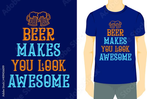 Obraz Beer T-shirt design 