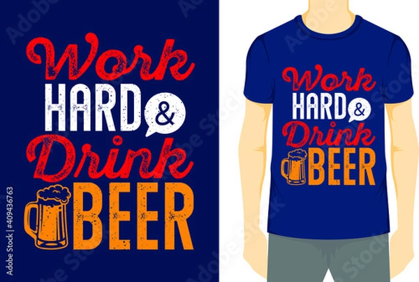 Obraz Beer T-shirt design 