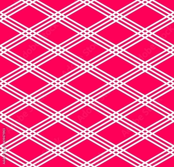 Fototapeta 菱　日本　伝統　文様　シームレス　ひし形　ダイヤ