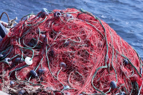 Obraz fishing nets and ropes