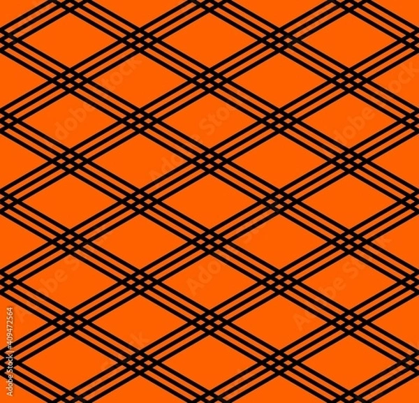 Fototapeta 菱　日本　伝統　文様　シームレス　ひし形　ダイヤ