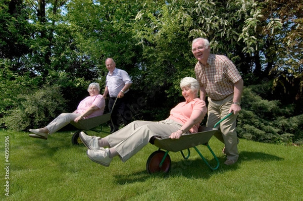 Fototapeta Retirement fun