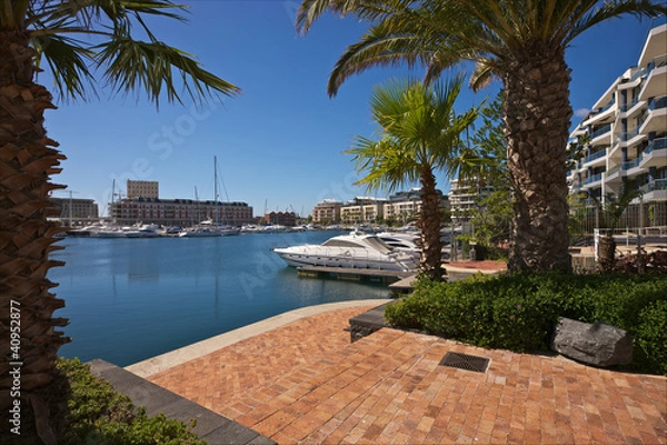 Obraz Cape Town V&A Waterfront harbor