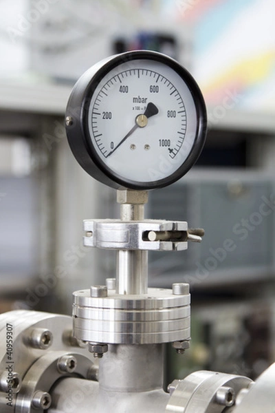 Obraz Manometer close up