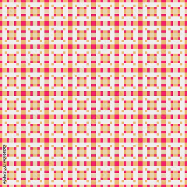 Obraz Abstract Cross Pattern generative computational art illustration
