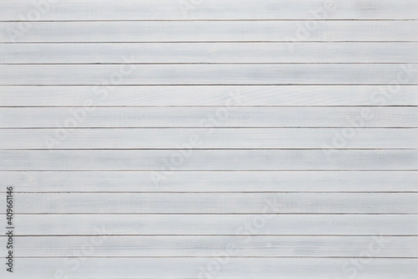 Fototapeta White wooden planks texture background