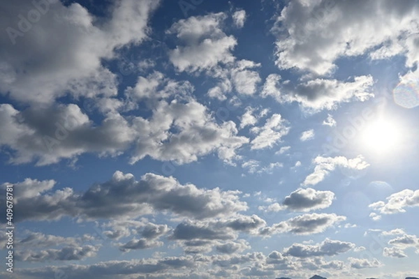 Obraz sky and clouds