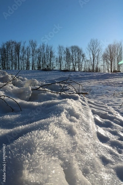 Obraz Furry snow in Norway