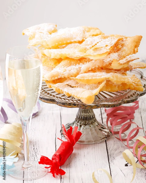 Obraz carnevale, chiacchiere crostoli