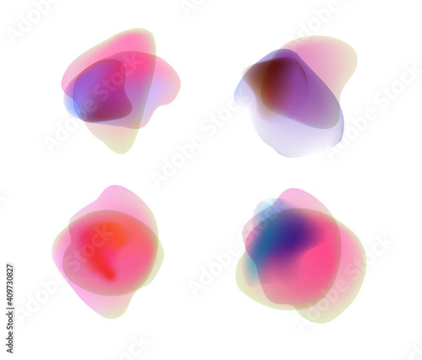 Obraz Abstract background with mesh gradient shape. Use it for print or web modern poster design. Vector illustration.