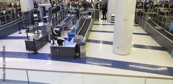 Fototapeta airport screening