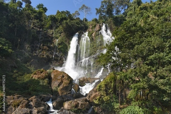 Obraz waterfall in the mountains