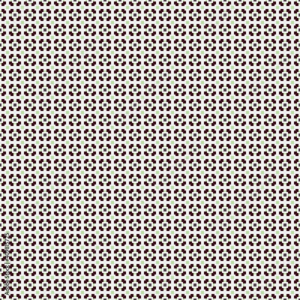 Fototapeta Abstract Cross Pattern generative computational art illustration