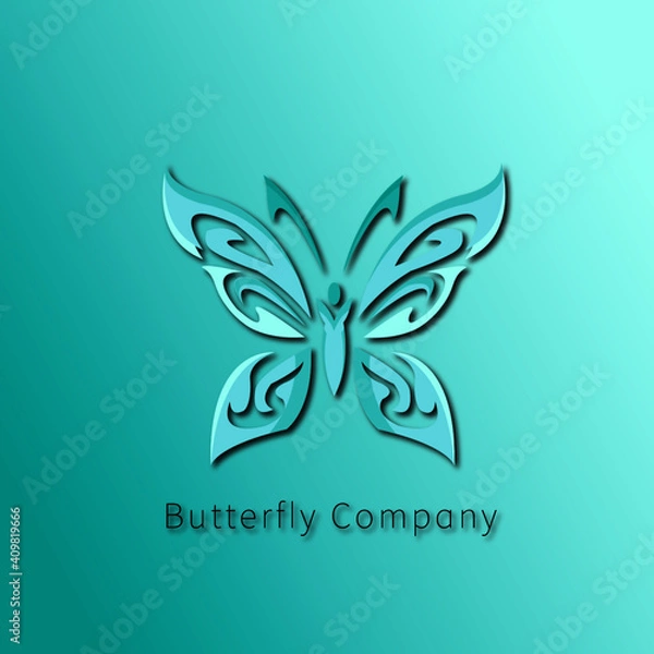 Fototapeta butterfly art