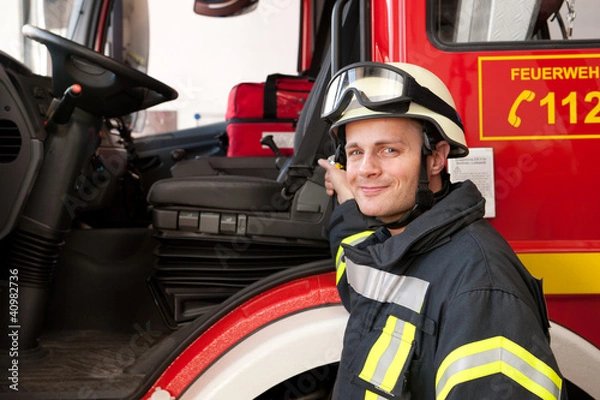 Fototapeta Firefighter