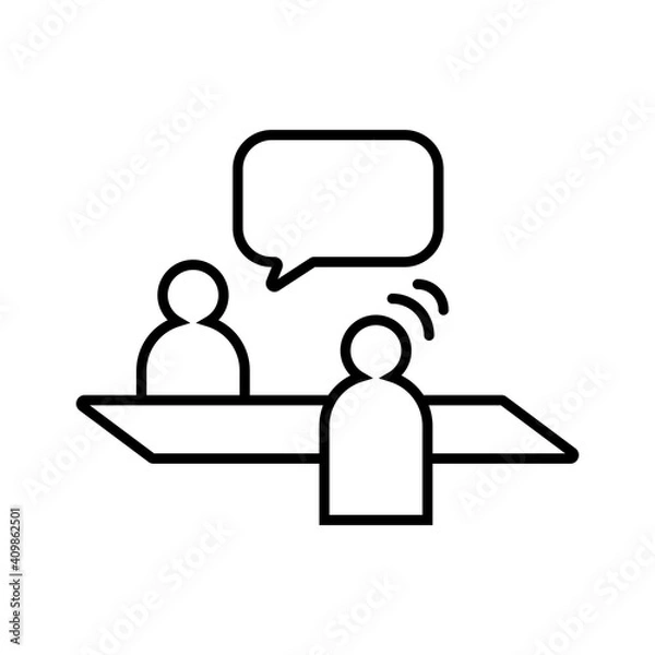 Obraz 面談　面接　アイコン素材　