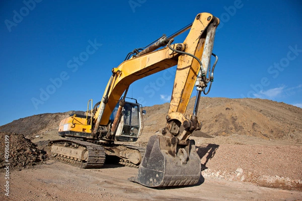 Fototapeta Excavator