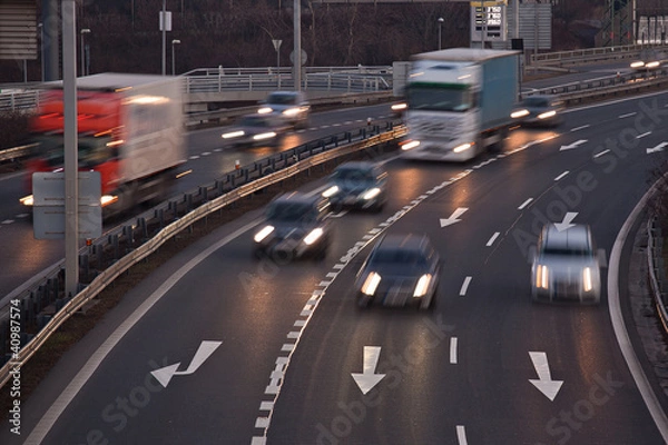 Fototapeta Highway traffic