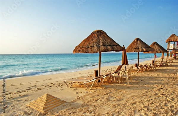 Fototapeta plaża na Karaibach