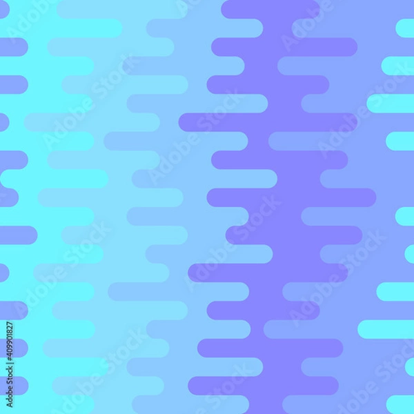 Fototapeta Flat blue seamless pattern. Abstract modern background. Vector illustration EPS 10.