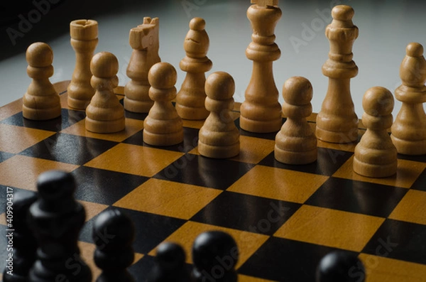 Obraz chess pieces on the board
