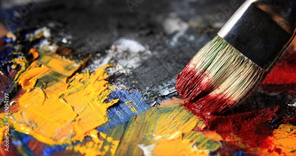 Obraz Pinsel und Farben