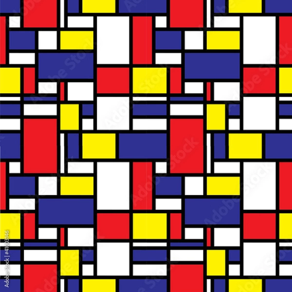 Fototapeta Retro bezszwowe wzór siatki
