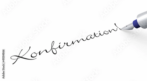 Obraz Stift Konzept - Konfirmation!