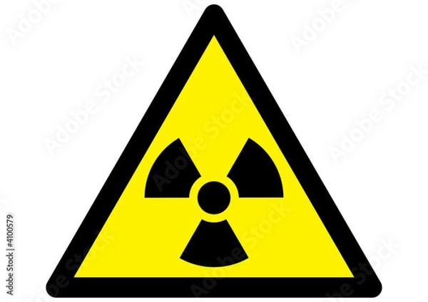 Obraz Nuclear Radiation warning Sign