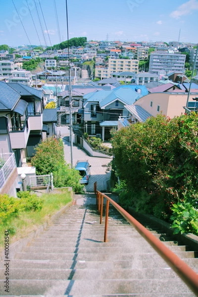 Fototapeta 高台からの景色【国内・神奈川県】