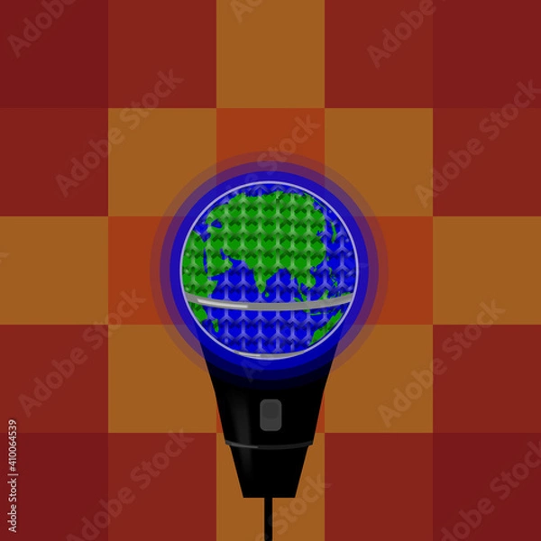 Obraz Talking to the world