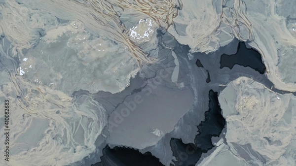 Obraz Ice from drone 