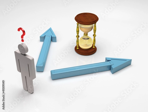 Fototapeta Время на принятие решения