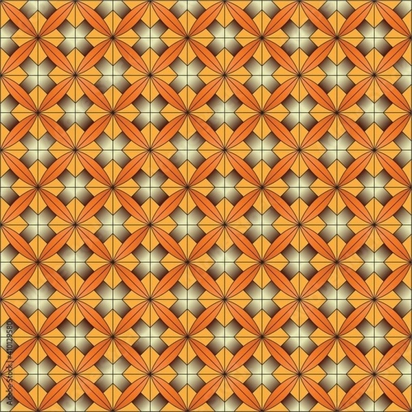 Obraz Tile background with ornament.