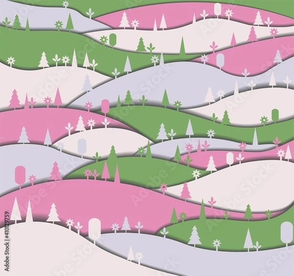 Obraz Background with forest.