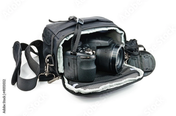 Fototapeta Black bag for the camera