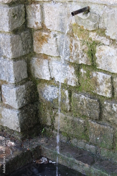 Fototapeta old stone wall