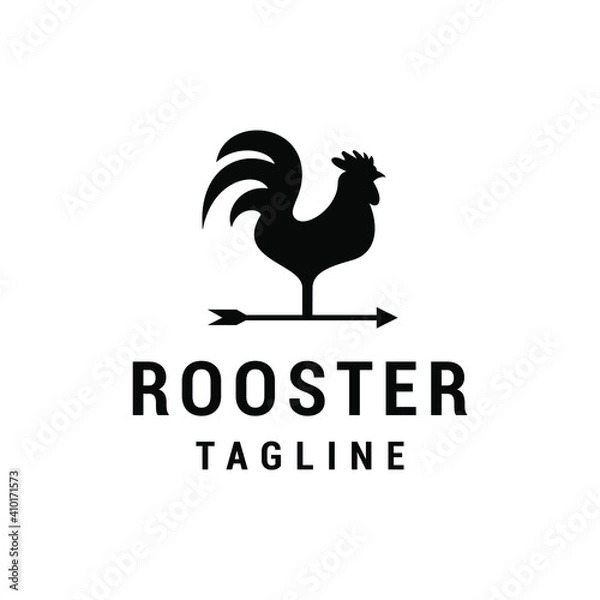 Fototapeta Rooster logo design
