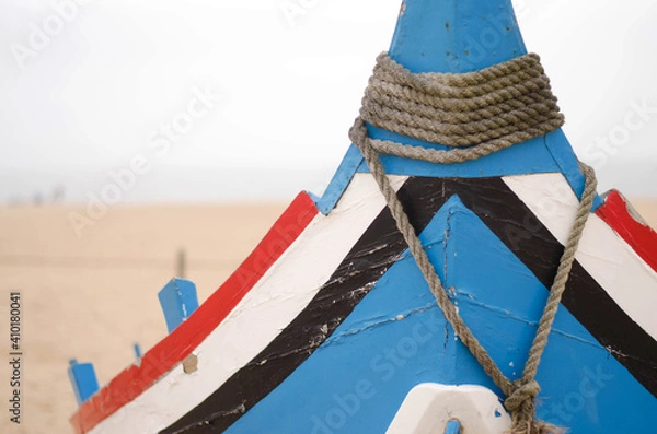 Obraz Barco de pesca azul