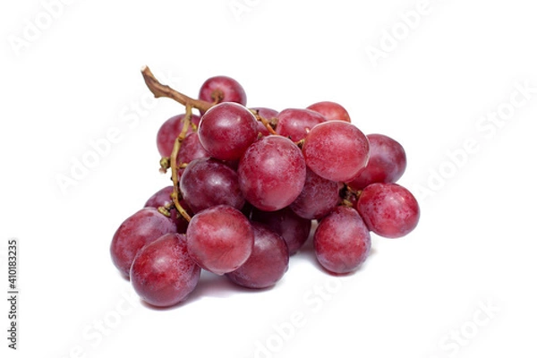 Fototapeta Grapes on a white background