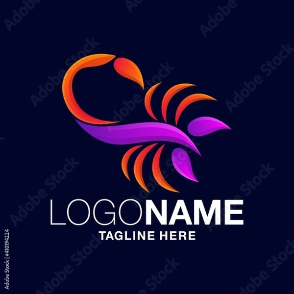 Fototapeta scorpio logo