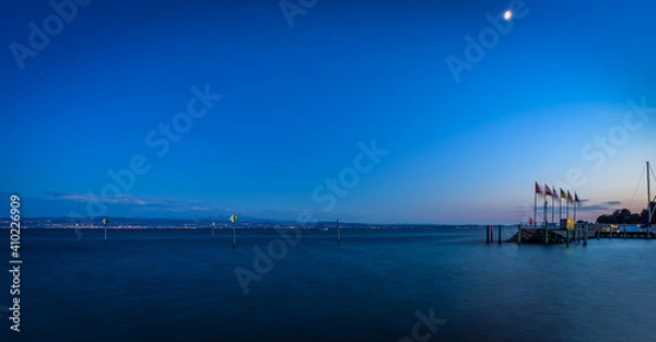 Fototapeta sailboat at night