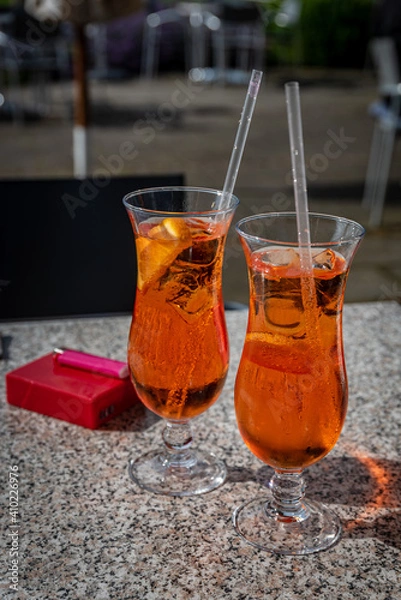 Fototapeta cocktail on the table