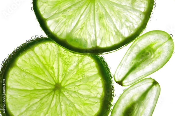 Fototapeta Lemon and grape juice