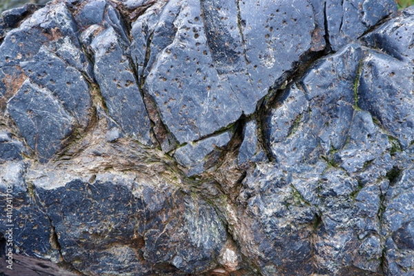 Fototapeta Dark blue slate texture